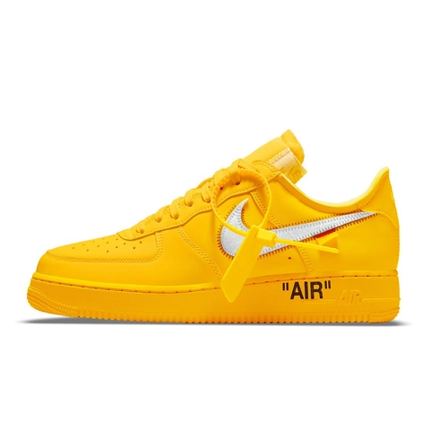 Off-White x green Nike Air Force 1 University Gold