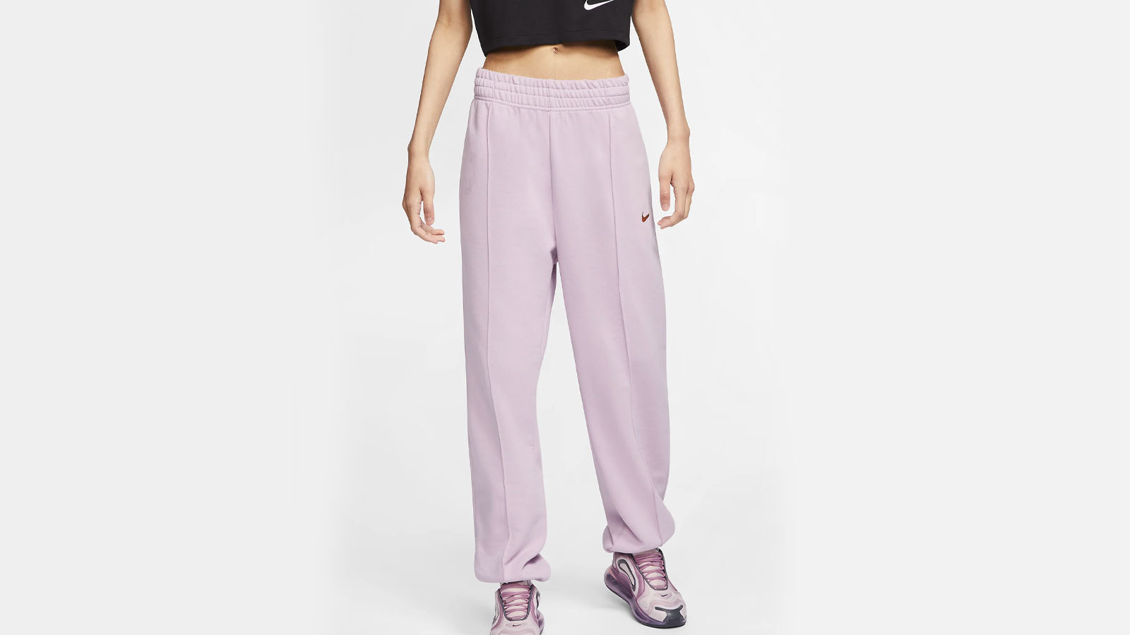 pink joggers nike