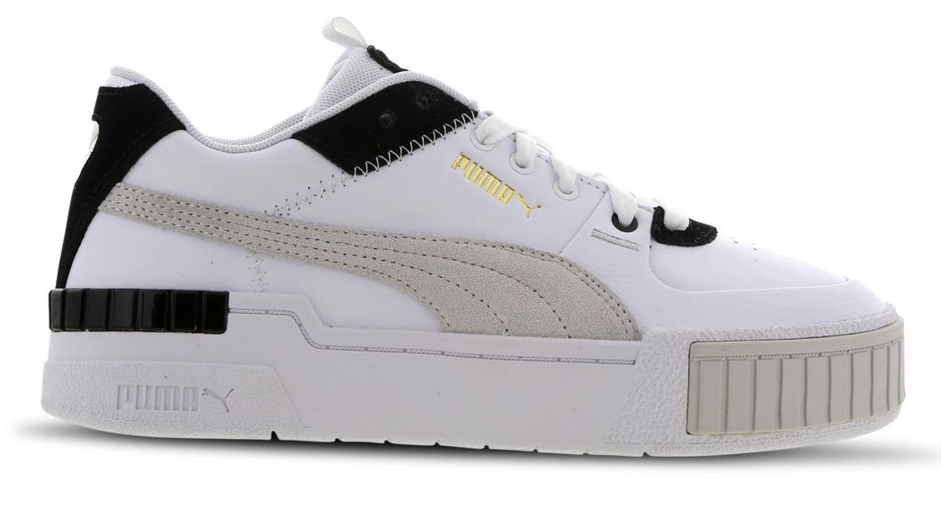puma cali white grey