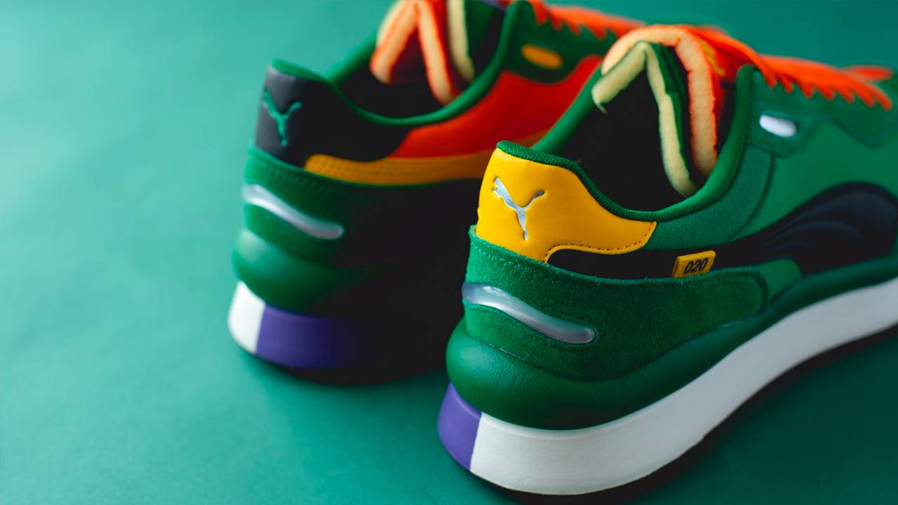 size? x PUMA Style Rider Split Pack "Green"