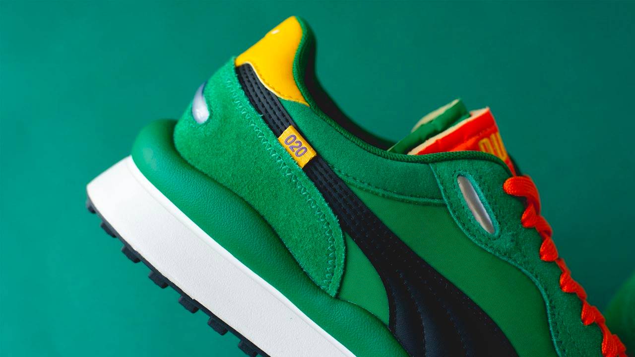 size? x PUMA Style Rider Split Pack "Green"