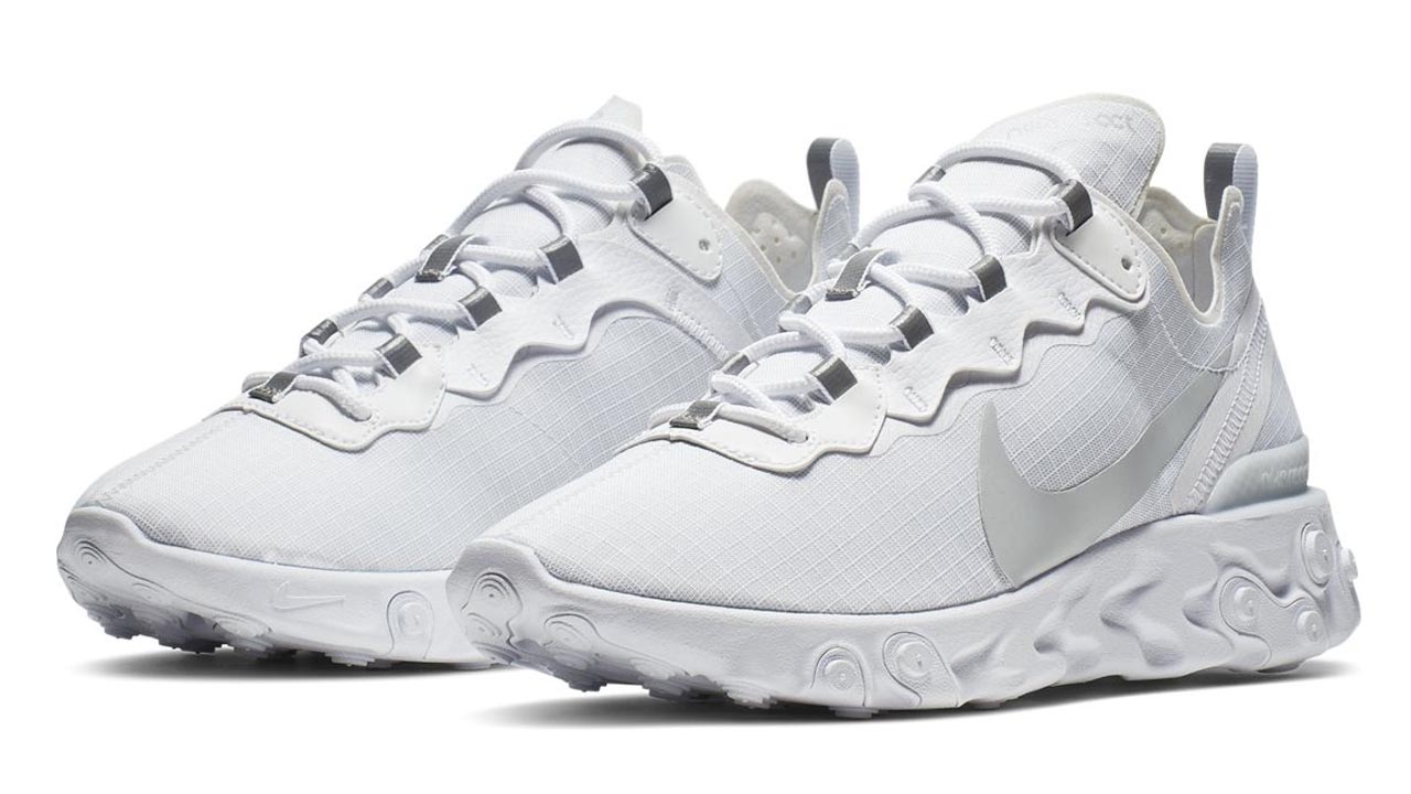 The Nike React Element 55 White Is Now Just 55 At Foot Locker Uk The Sole Supplier