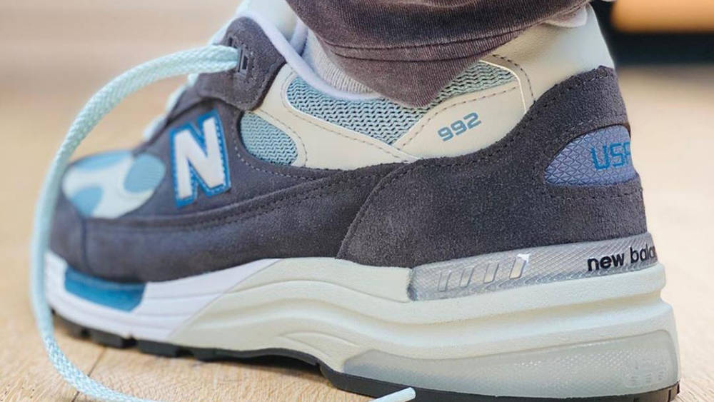 Image via Ronnie Fieg ronnie fieg new balance 992 steel blue