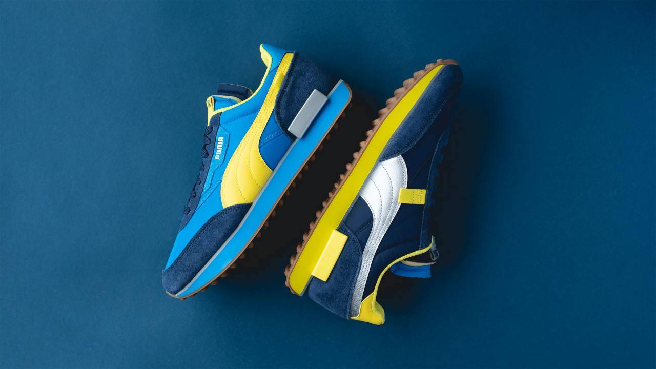 size puma rider blue