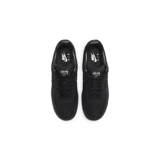 Stussy x Nike Air Force 1 Black | Where To Buy | CZ9084-001 | The Sole ...