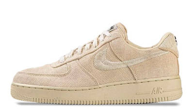 nike air force 1 appears in premium fossil colorway