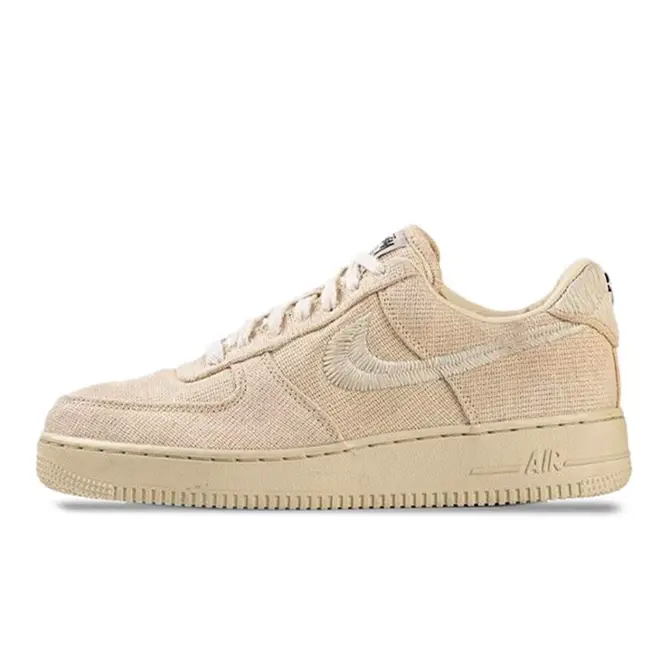 Stussy x Nike Air Force 1 Fossil Stone | Where To Buy | CZ9084-200 ...