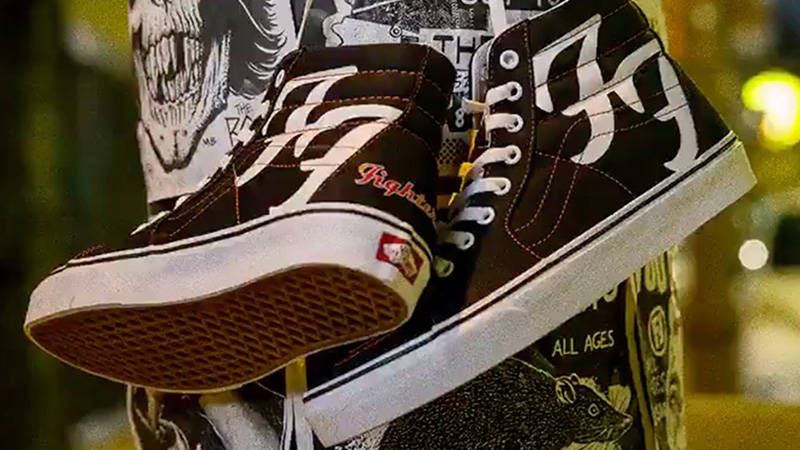 Vans x Foo Fighters Sk8-Hi lifestyle