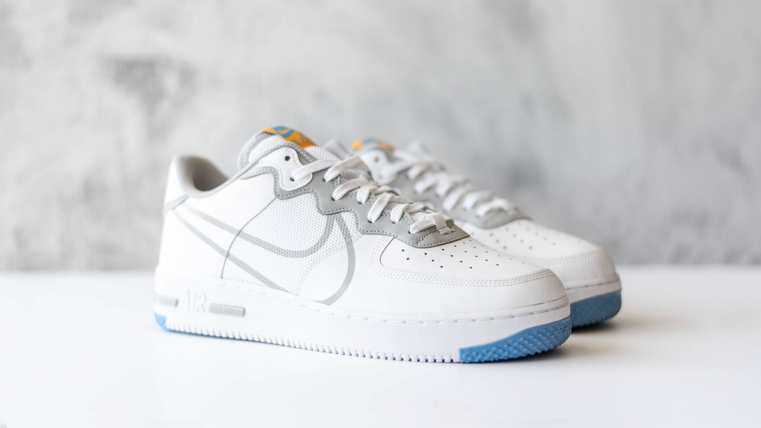 The Nike Air Force 1 React "White/Grey" is Super Clean