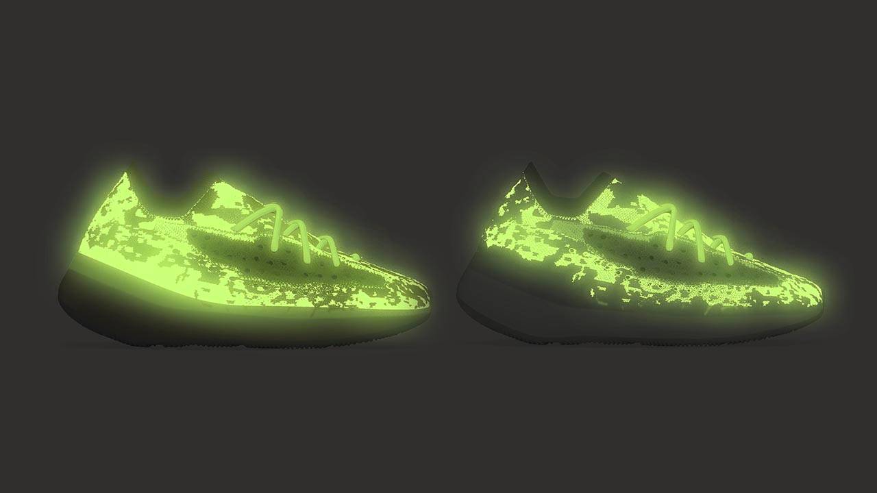 The Yeezy Boost 380 "Hylte Glow" & "Calcite Glow" Get Unveiled