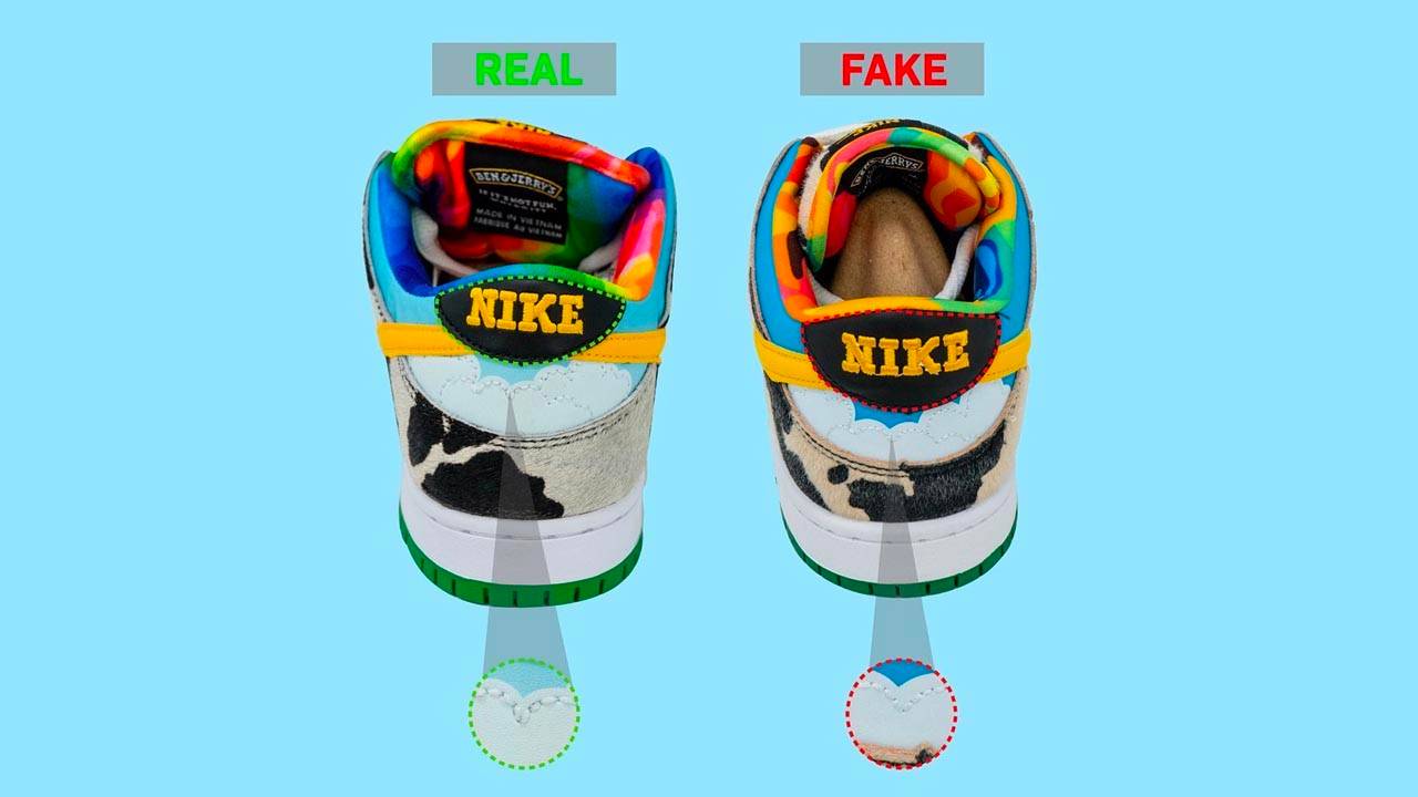 sb dunk ben and jerry real vs fake