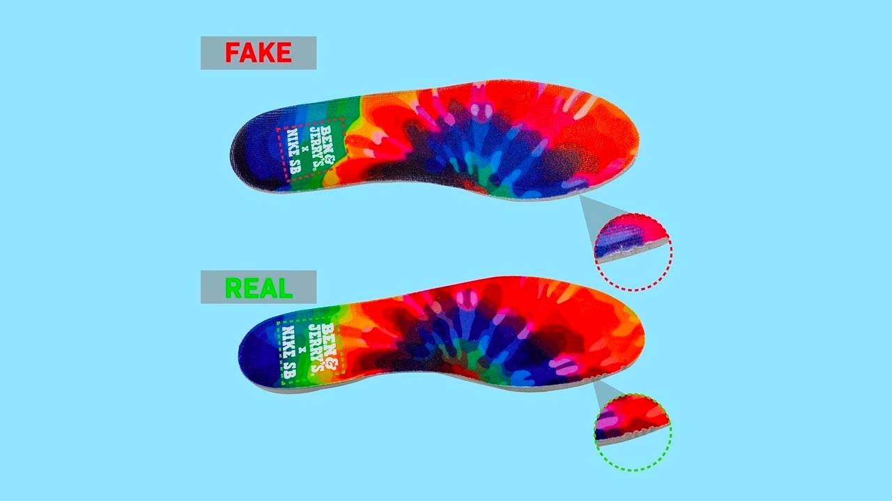 sb dunk ben and jerry real vs fake