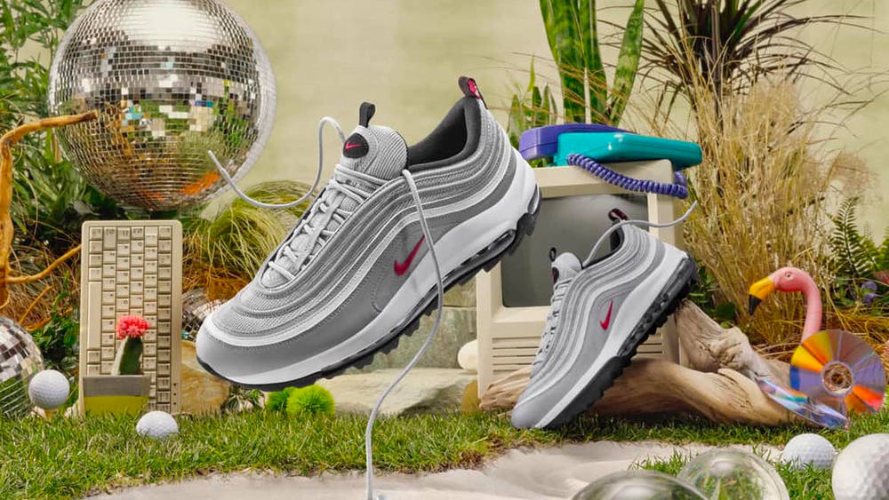 Image via Nike Nike Air Max 97 G "Silver Bullet"