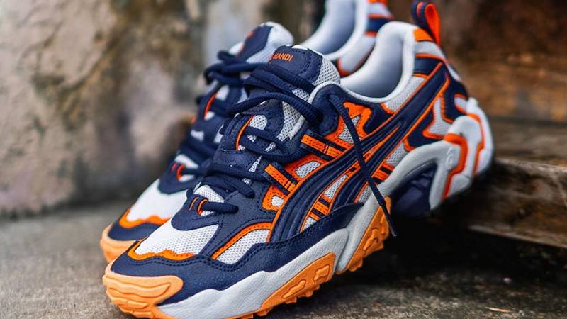 ASICS Gel-Nandi Blue Orange Slanted