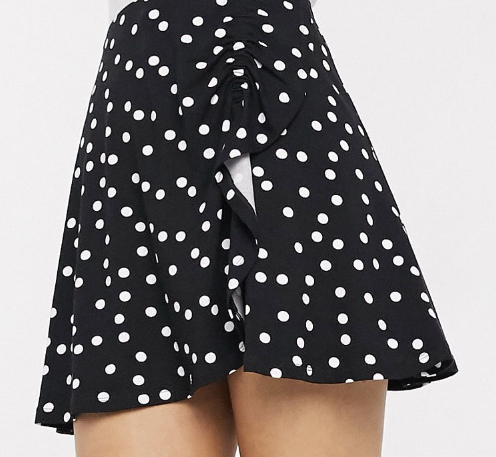 ASOS Design Mini Skirt Spot Print