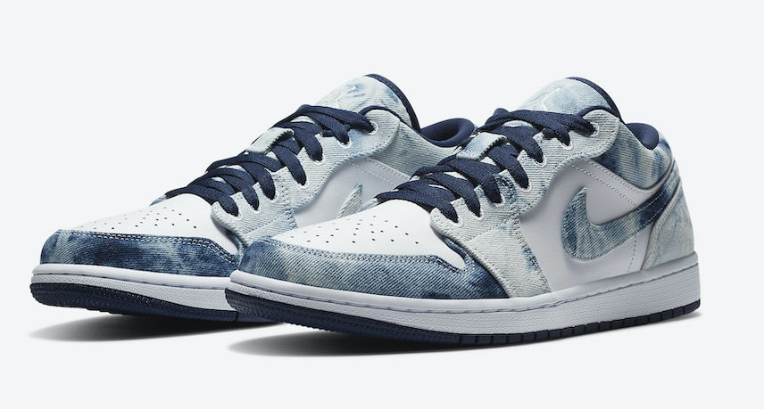 Air Jordan 1 Low Washed Denim front
