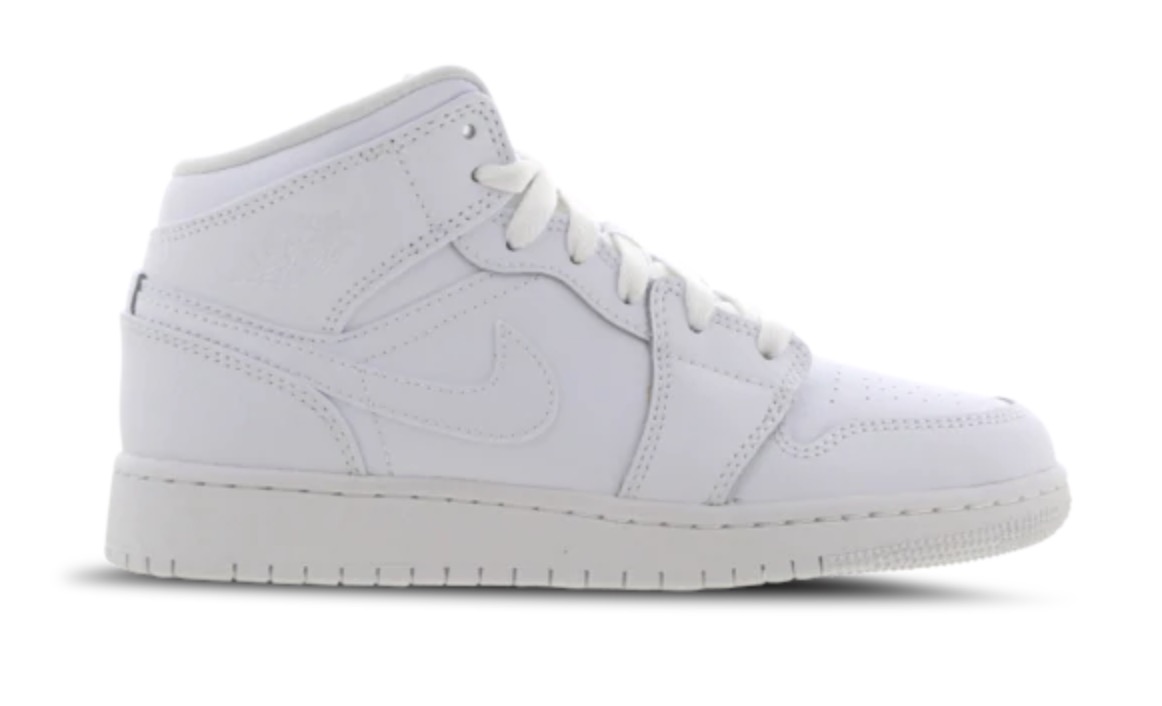 Air Jordan 1 Mid Triple White