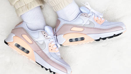Editor's Pick: Peep The Peachy Hues On This Nike Air Max 90 'Crimson Tint' Editor's Pick: Peep The Peachy Hues On This Nike Air Max 90 'Crimson Tint'