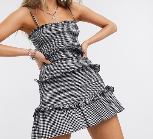 Bershka strappy dress