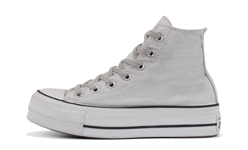 converse chuck taylor all star lift smoked canvas high top