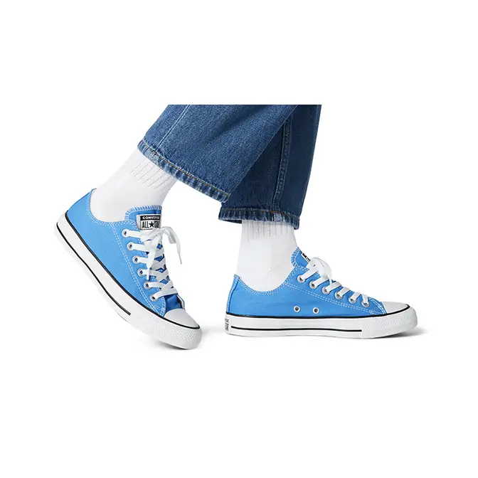 Converse Chuck Taylor All Star Low Top Seasonal Colour Coast Blue | Where  To Buy | 166709C | The Sole Supplier