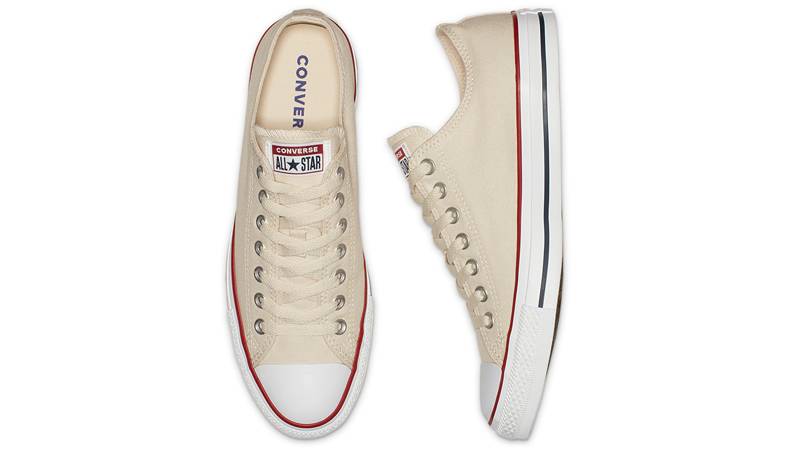 Converse Chuck Taylor All Star Low Top Unbleached White Middle
