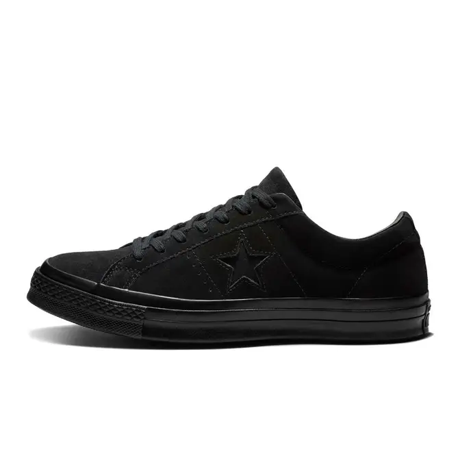 Converse One Star Suede Low Top Triple Black | Where To Buy | 162950C | The  Sole Supplier