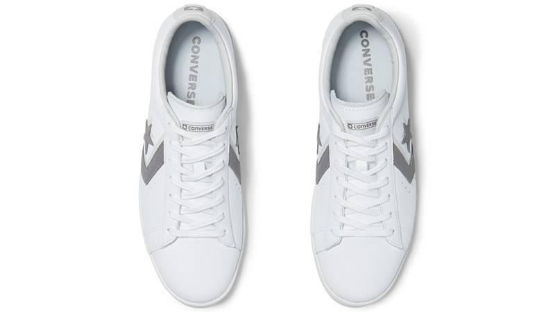 Converse Pro Leather Double Logo Low Top White Photon Dust 169036C middle