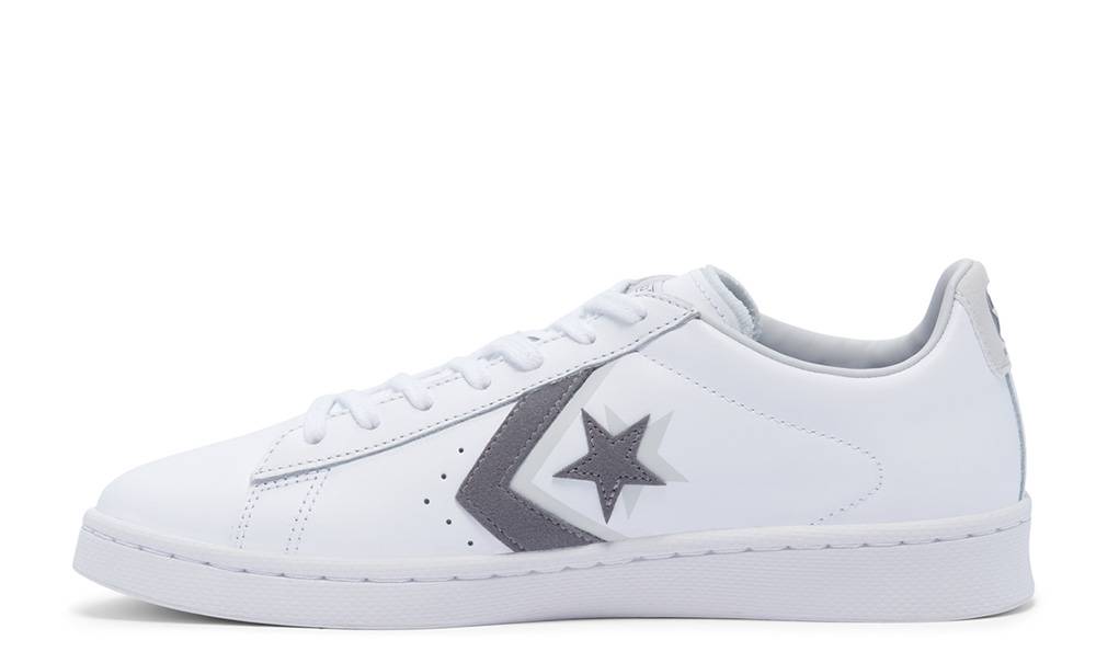 Converse Pro Leather Double Logo Low Top White Photon Dust