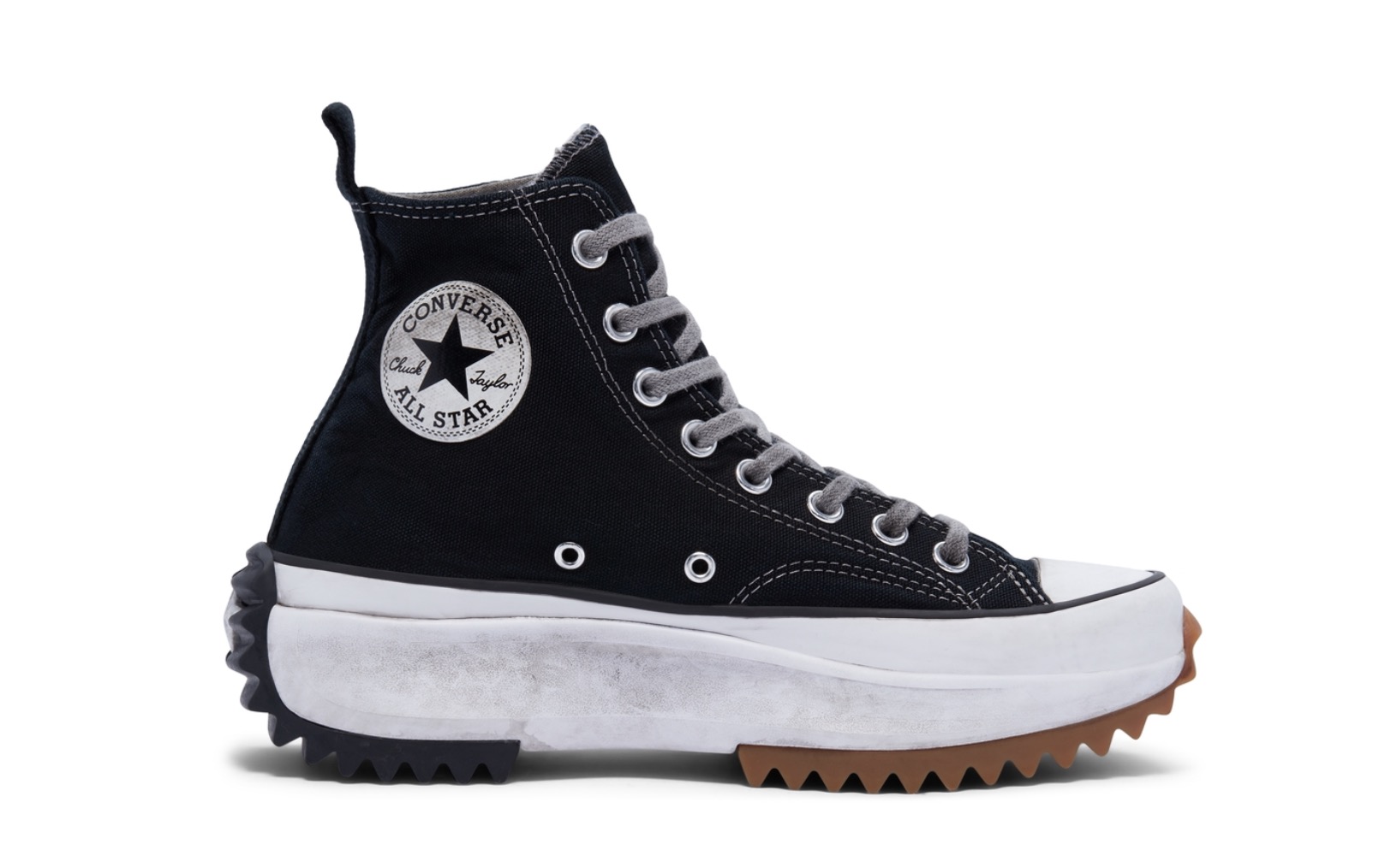 Converse Run Star Hike Smoke In High Top Black