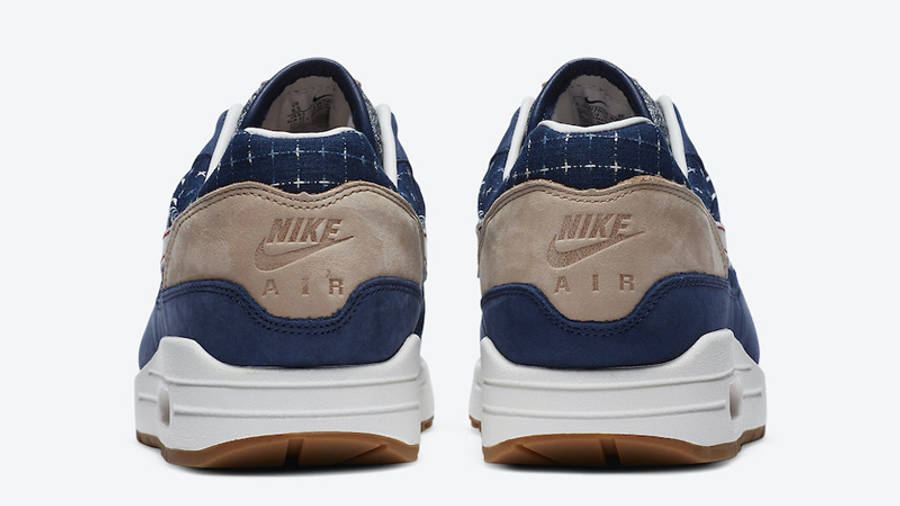 denham x nike air max 1 blue