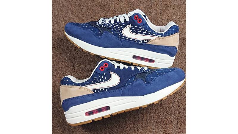 Denham x Nike Air Max 1 Blue | Where To Buy | CW7603-400 | The