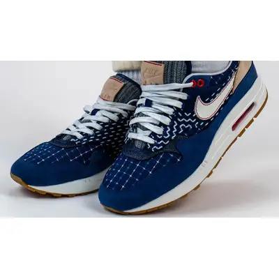 Denham x Nike Air Max 1 Blue | Where To Buy | CW7603-400 | The