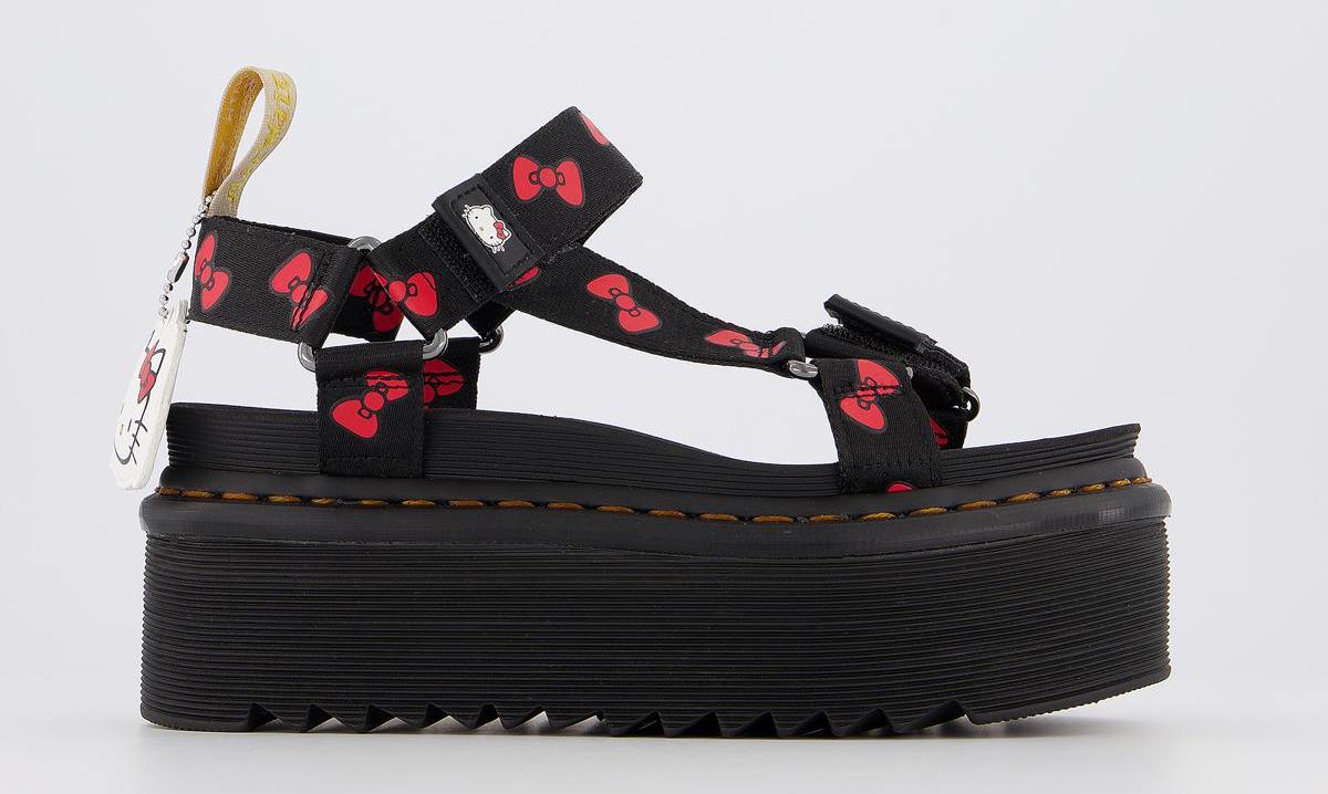 Dr Martens Hello Kitty Sandals Black