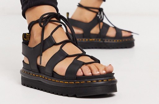 Dr Martens Nartilla Lace Up Chunky Sandal