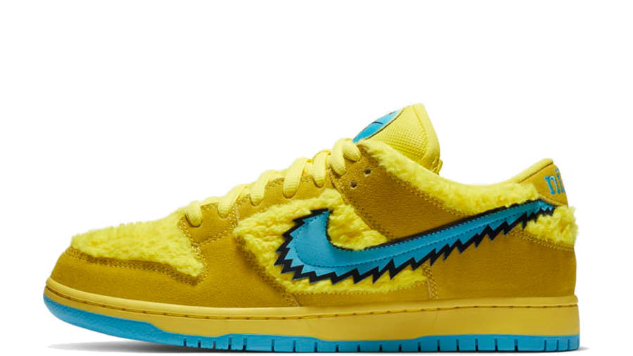 yellow and blue sb dunks