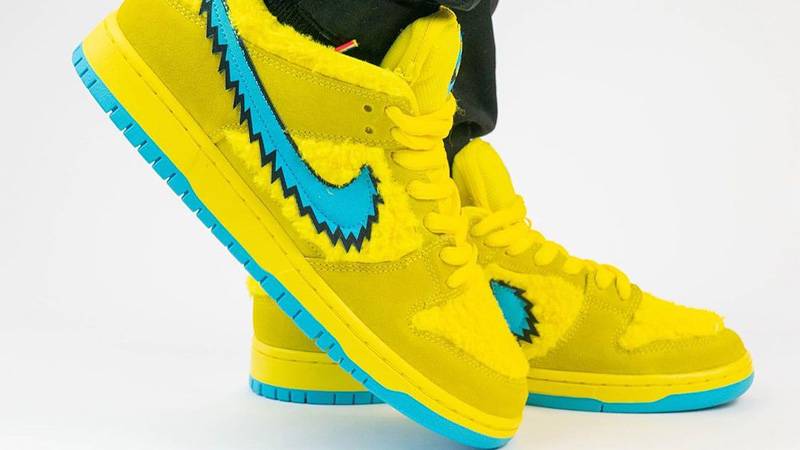 Grateful Dead x Nike SB Dunk Low Opti Yellow | Where To Buy 