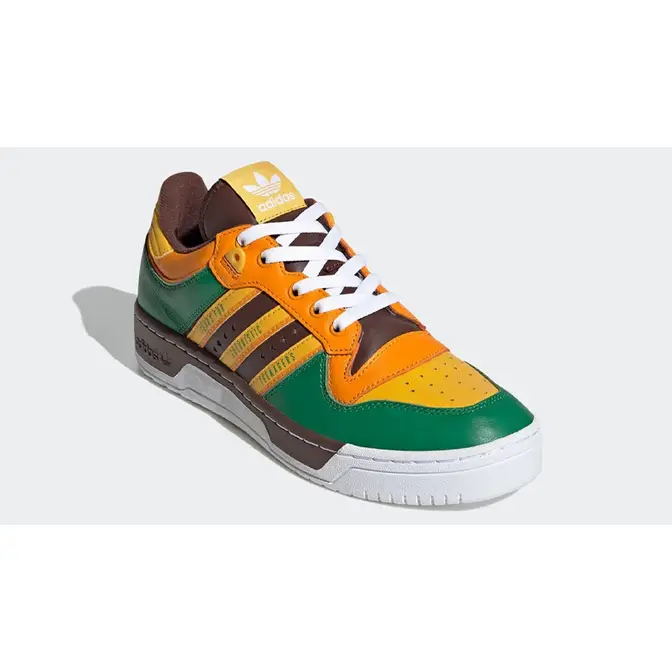 Human Made x adidas Rivalry Low Green Front