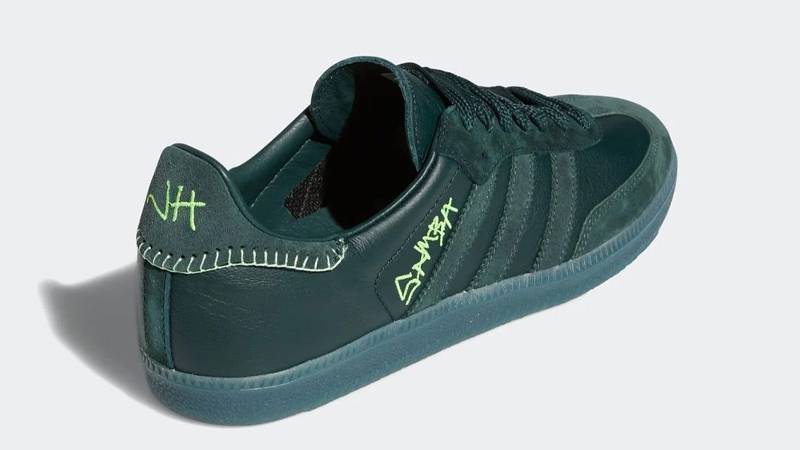 Jonah Hill x adidas Samba Green Back