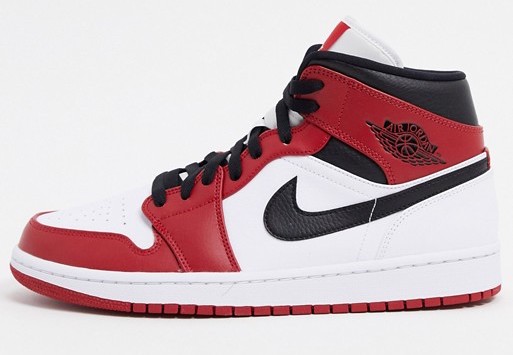 Jordan 1 Gym Red:White side