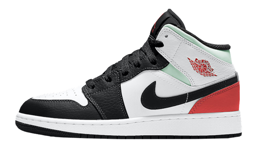 jordan 1 mid gs black toe