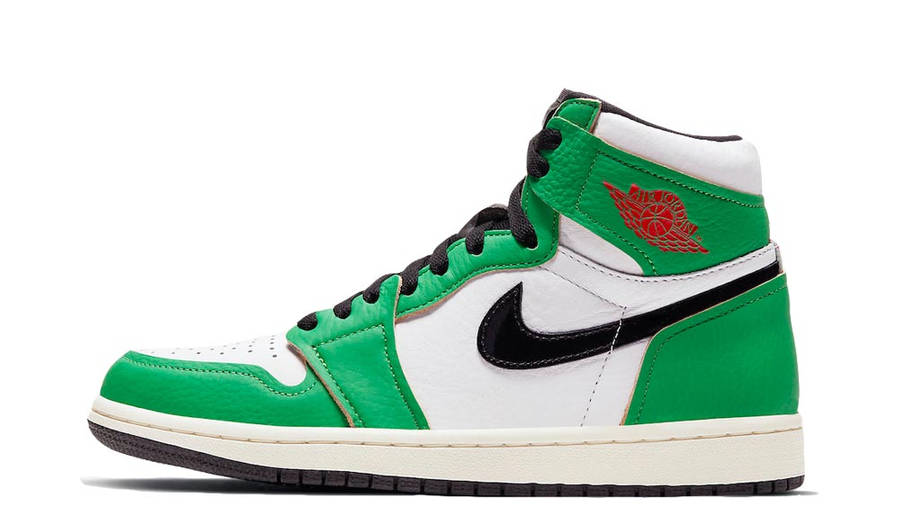 jordans with green