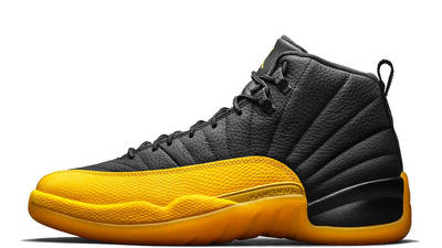 air jordan 12 retro yellow and black