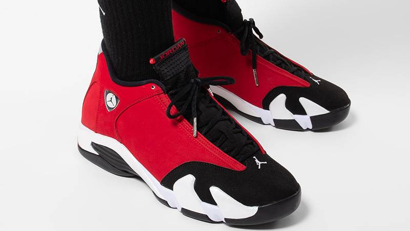 black and red retro 14