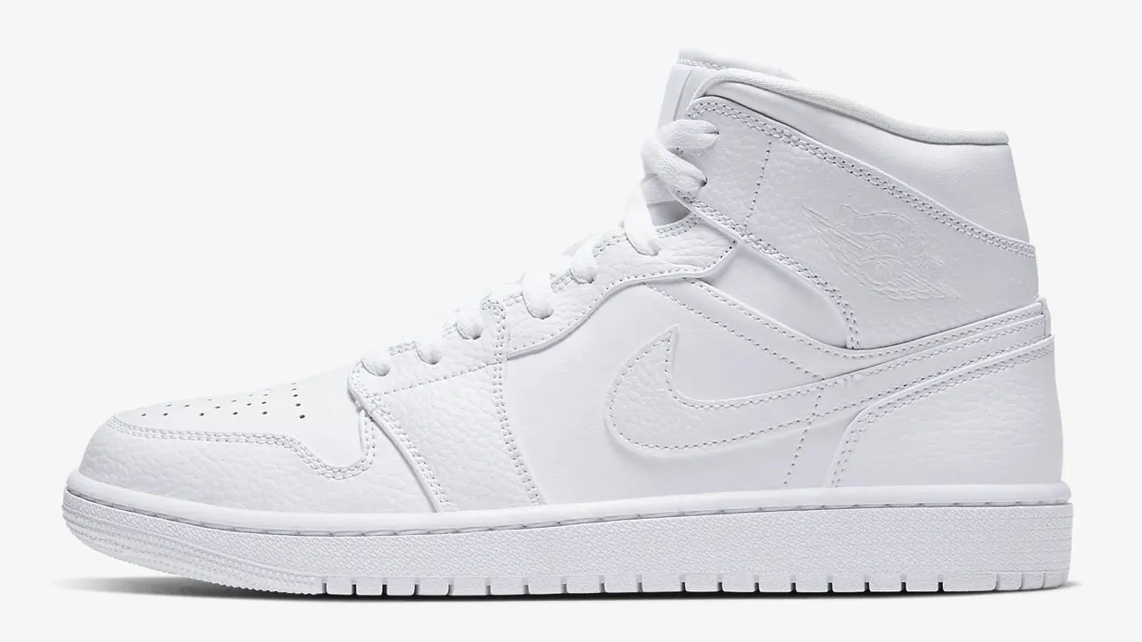 Air jordan 1 high triple clearance white