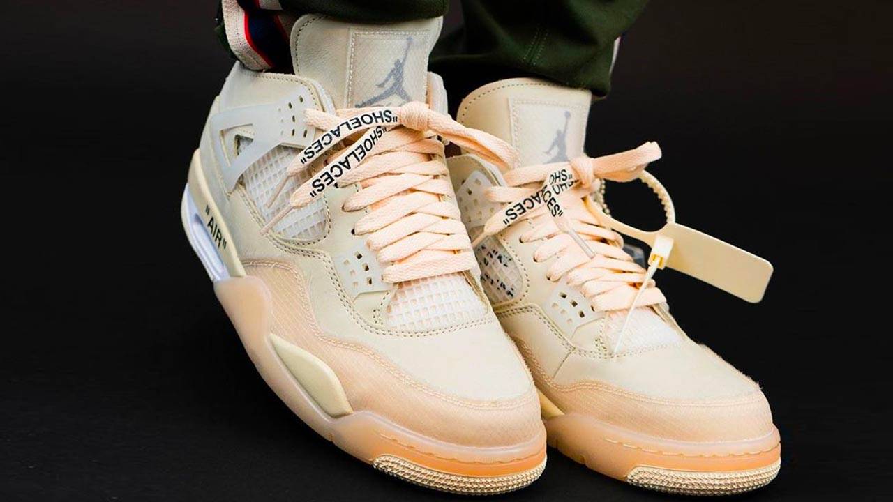 Off-White x Air Jordan 4 "Sail"