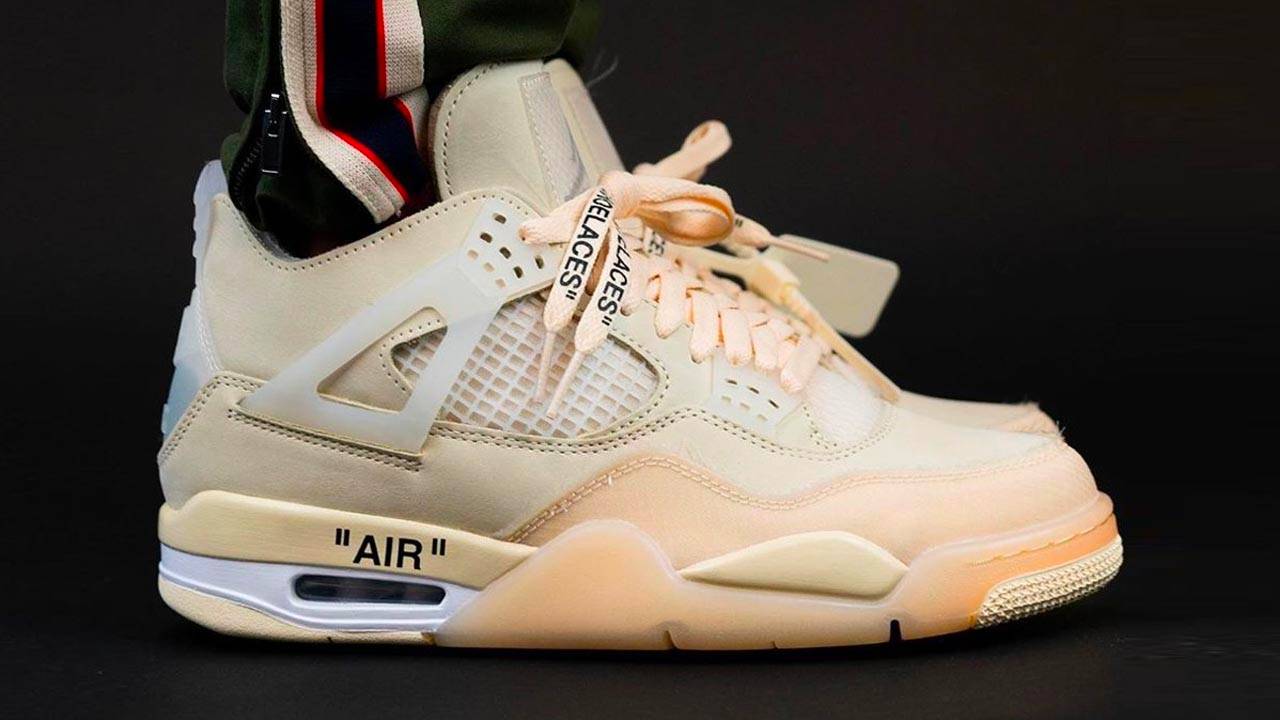 Off-White x Air Jordan 4 "Sail"
