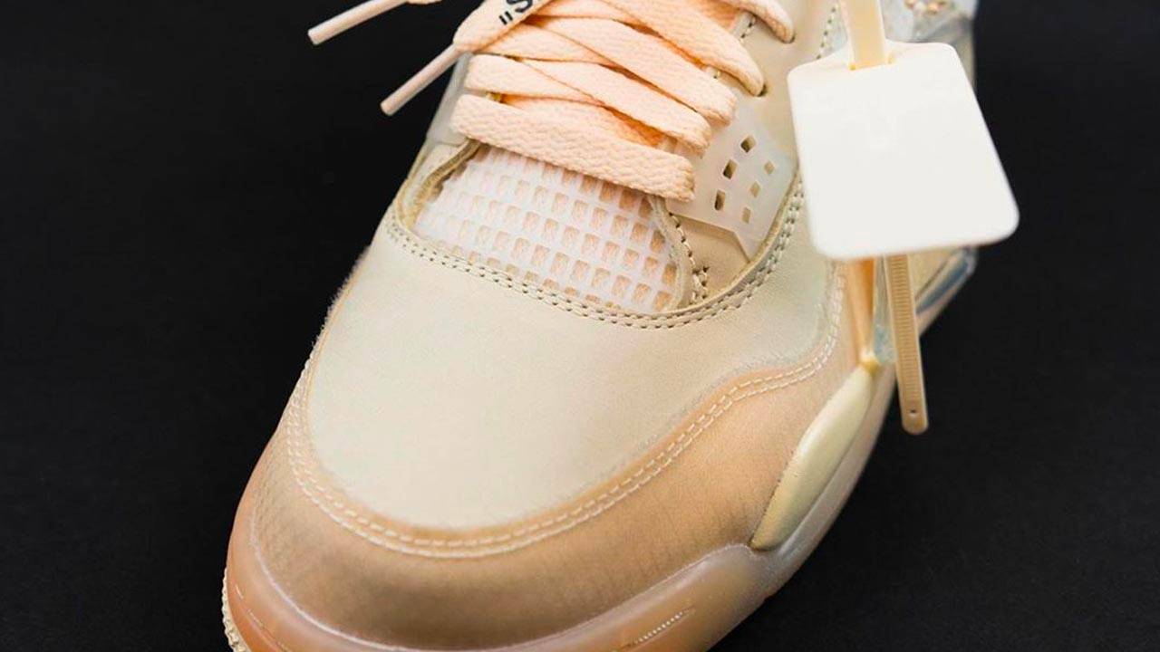 Off-White x Air Jordan 4 "Sail"