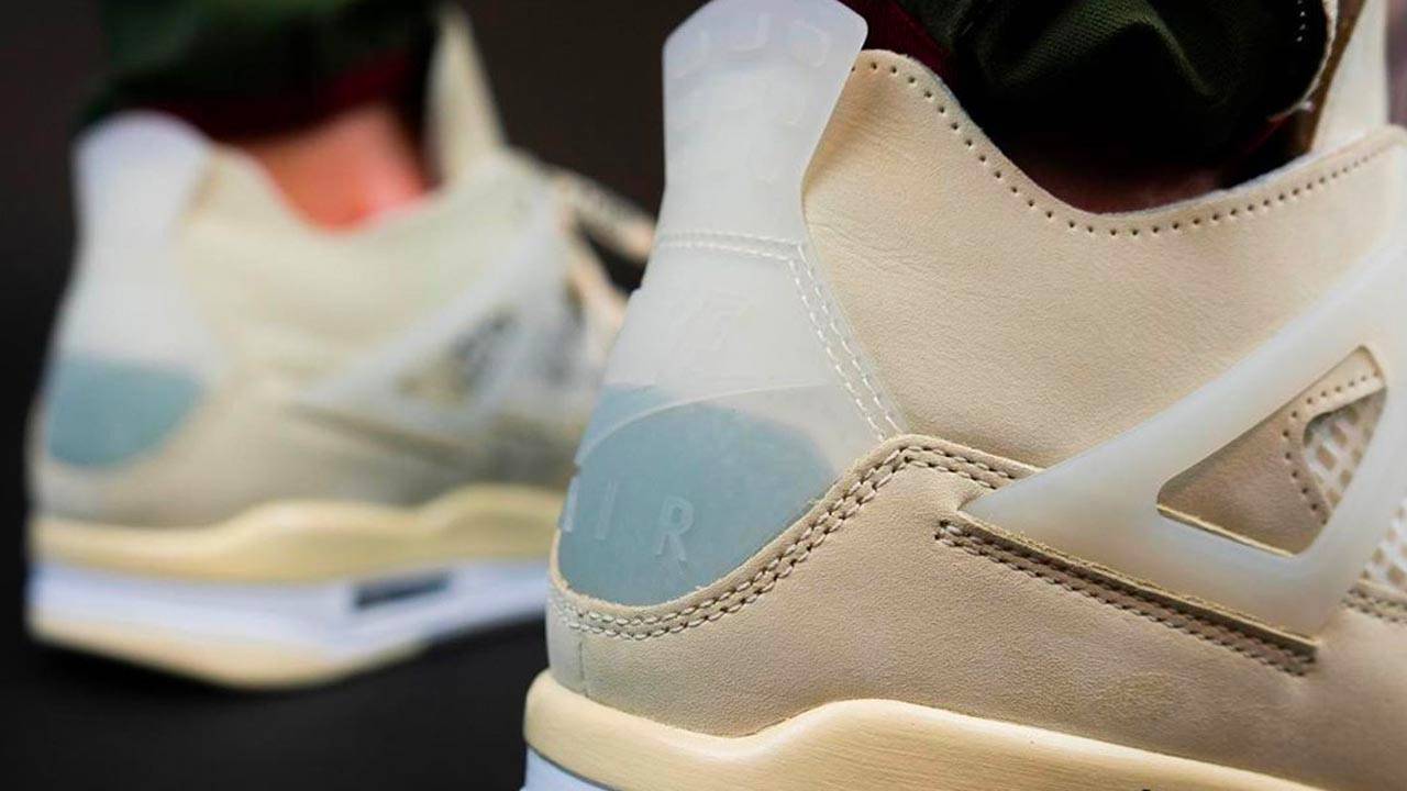 Off-White x Air Jordan 4 "Sail"
