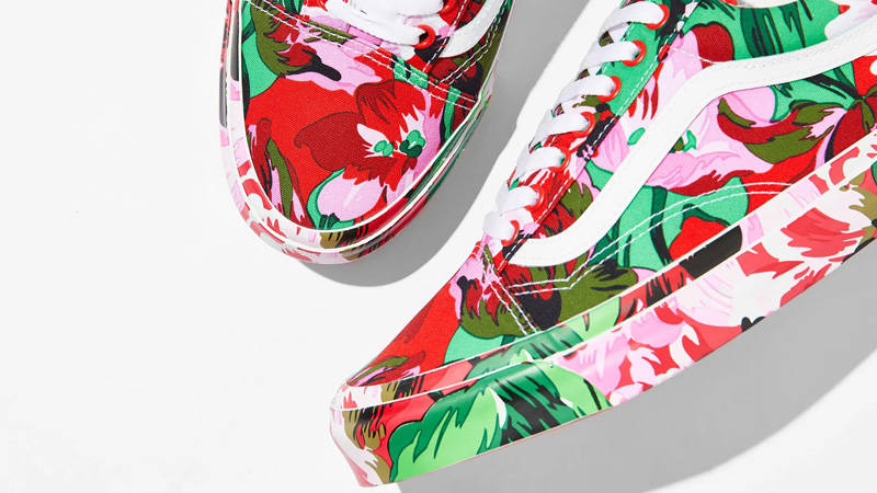 Kenzo x Vans Vault OG Old Skool LX Floral Red